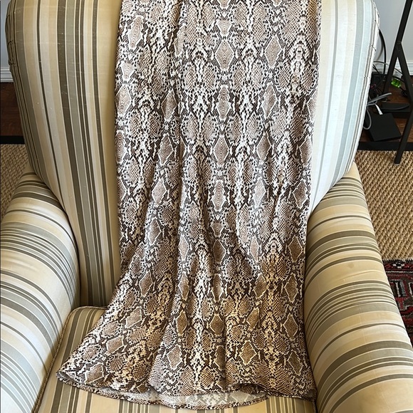 Annie Bing silk Snake Print Women's Skirt - Picture 1 of 2